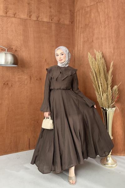 Liana Elbise Kahverengi