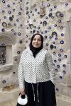 Puantiye Bomber Ceket Beyaz