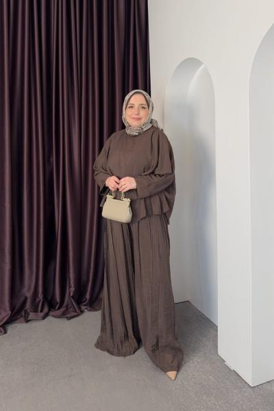 Lia Takım Kahverengi