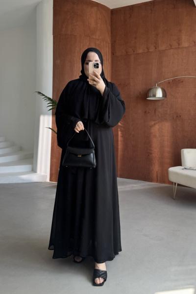 Şallı abaya Lacivert