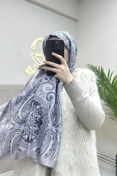 VERDANİCA PAMUK ŞAL GRİ Gri