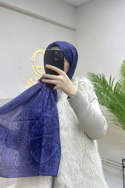 VERDANİCA PAMUK ŞAL Mor