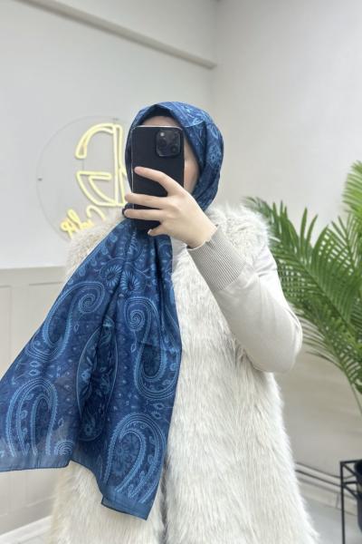 VERDANİCA PAMUK ŞAL Turkuaz