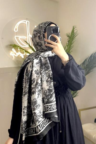 DİOR SİYAH VUAL ŞAL Siyah