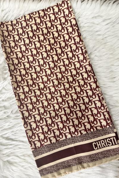 dior twill ipek eşarp  Bordo