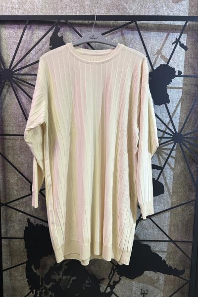 MERSERİZE TRİKO Krem