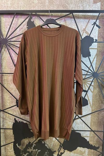 MERSERİZE TRİKO Kahverengi