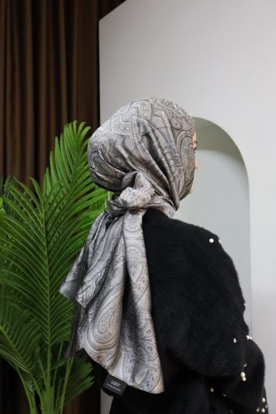 ETRO İPEKSİ JAKAR ŞAL Gri