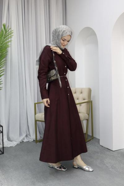 MİA ELBİSE Mürdüm