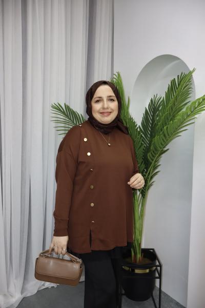 GOLD DETAY HIRKA Kahverengi