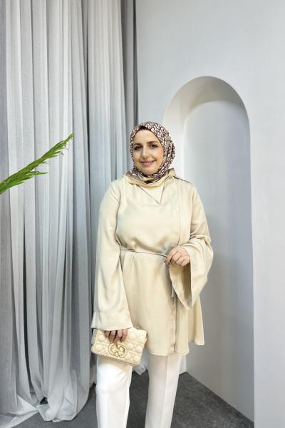 TENSEL GÖMLEK Camel