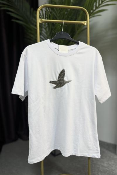 BYMN GÜMÜŞ TİŞÖRT Beyaz