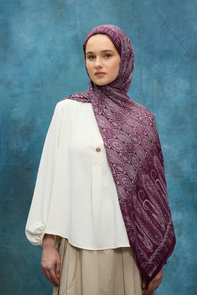 ETNİK CRASH ŞAL Mürdüm