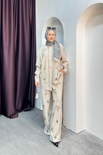 NAKIŞ DETAY TAKIM Krem