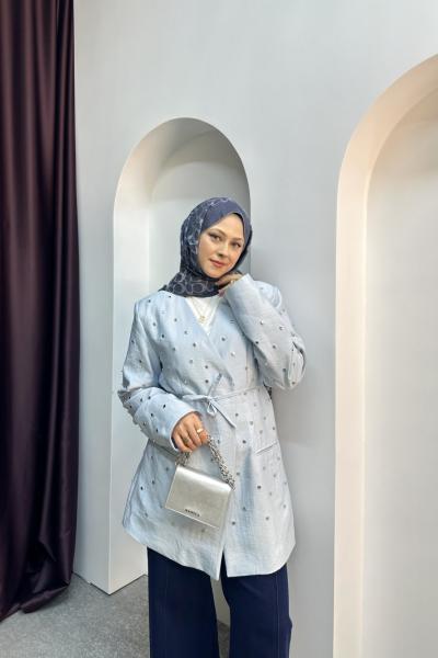 ZIMBA DETAY CEKET Bebe Mavisi