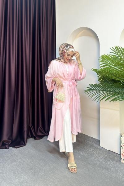 TENSEL KİMONO  Pembe