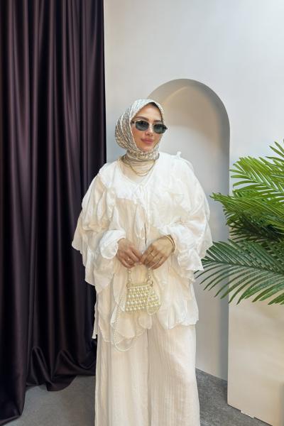 PEARLY FIRFIR TAKIM Beyaz