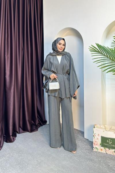 MERİ TAŞLI TAKIM Antrasit