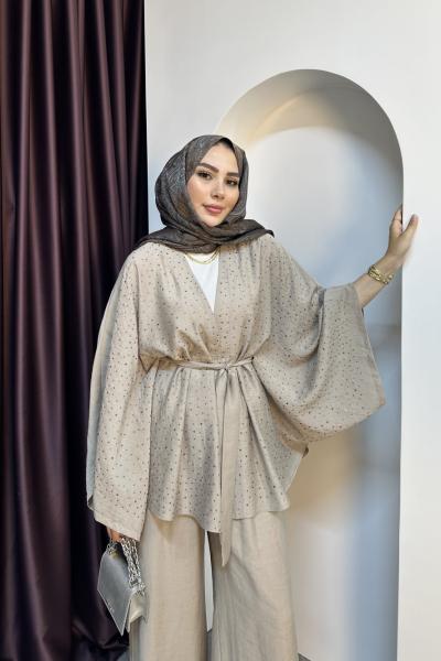 MERİ TAŞLI TAKIM Krem