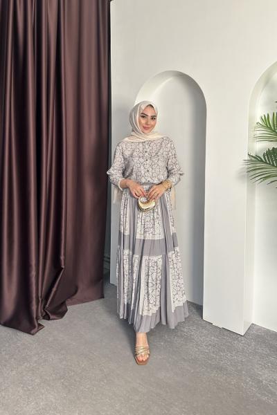 İNDİRA ETELİ TAKIM Gri