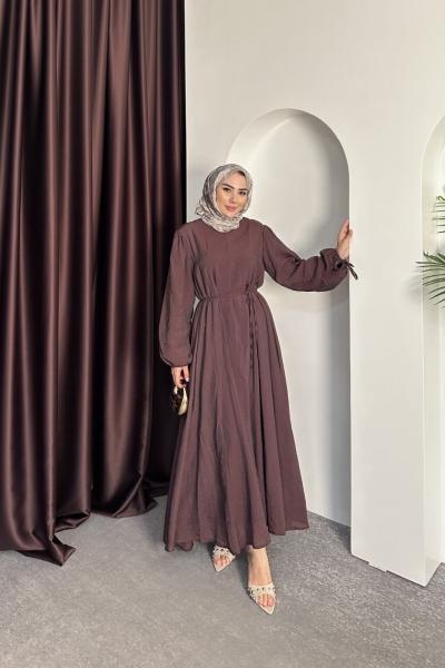 LİANA ELBİSE Mürdüm