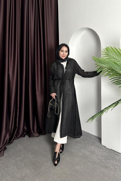 TENSEL GÖMLEK Siyah