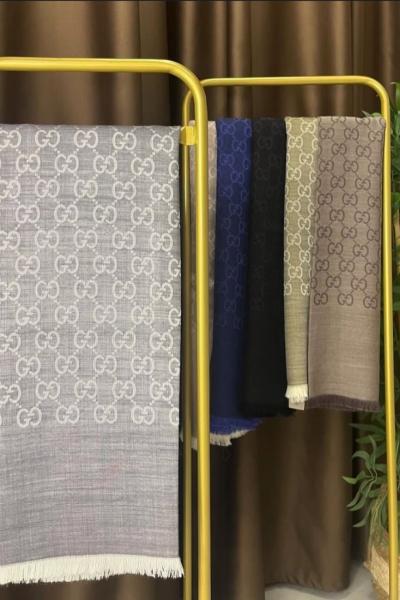 A KALİTE YÜN İPEK G DESEN ŞAL Gri