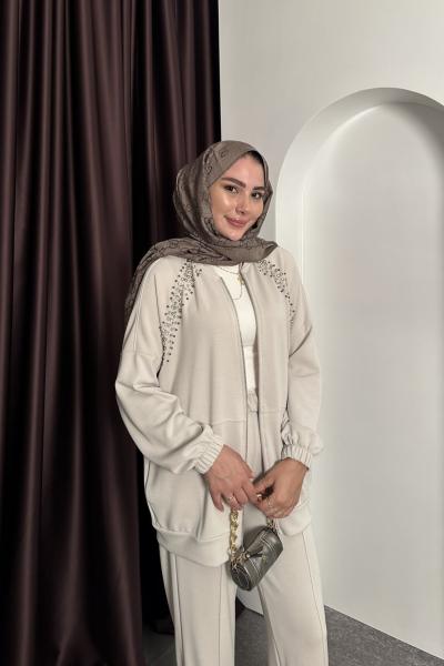 PREMIUM TAŞLI OYŞO TAKIM Taş Rengi