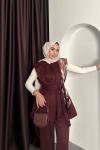 KAŞE YELEK Bordo