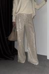 PUL PAYETLİ PANTOLON Ekru