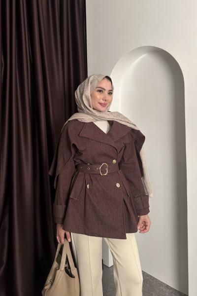 KRUVAZE KOT CEKET Bordo