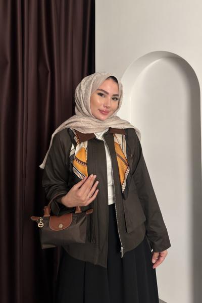 KADİFE YAKA CEKET Kahverengi