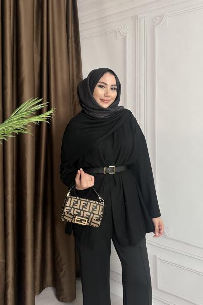 ATKILI TRİKO HIRKA Siyah