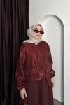 PUL PAYET BOMBER CEKET Bordo