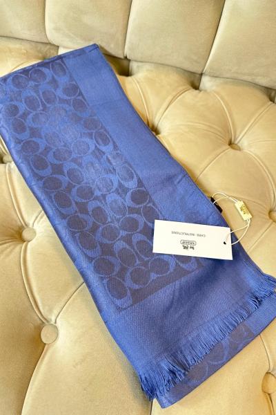 İpek Kaşmir Şal İndigo