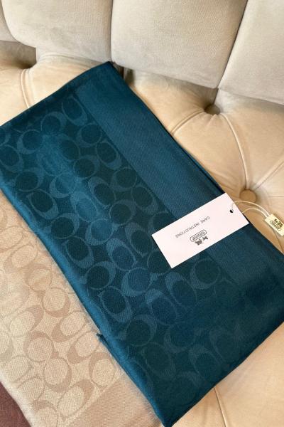 İpek Kaşmir Şal Petrol Yeşili