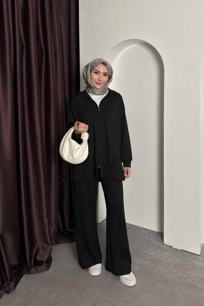 FİLE DETAY TAKIM Siyah