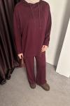 Cozy Soft Takım Bordo