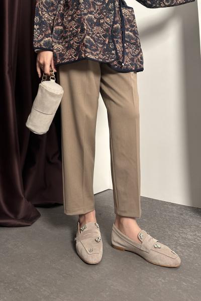 Zr Kemerli Havuç Pantolon Camel