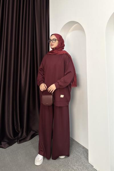 Vortex İkili Takım Bordo