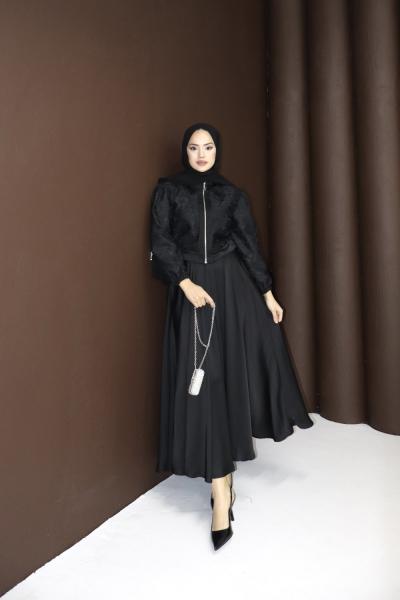 Aura Lace Takım Siyah