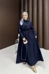 Noble Kot Elbise Lacivert