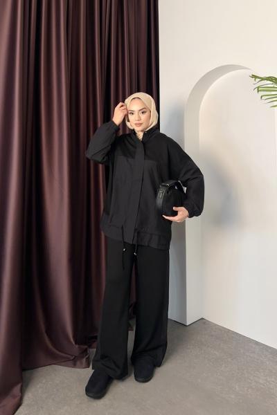 Paraşüt Detay Takım Siyah