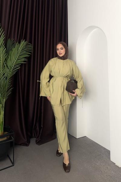 Nervürlü Tensel Takım Yağ Yeşili