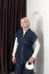 Yelekli Denim Takım Kot