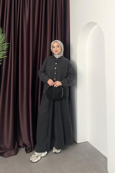 Relax Denim Takım Antrasit