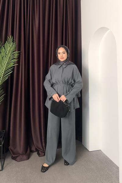 Tensel Pile Takım Antrasit