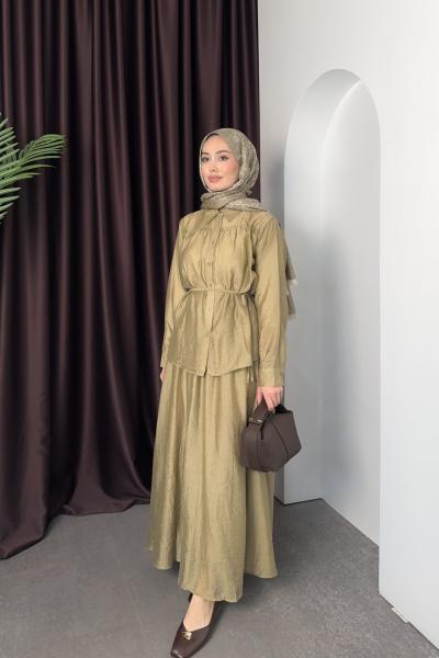 Vera Etekli Takım Yağ Yeşili