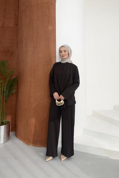 Şal Yaka Takım Acı Kahve