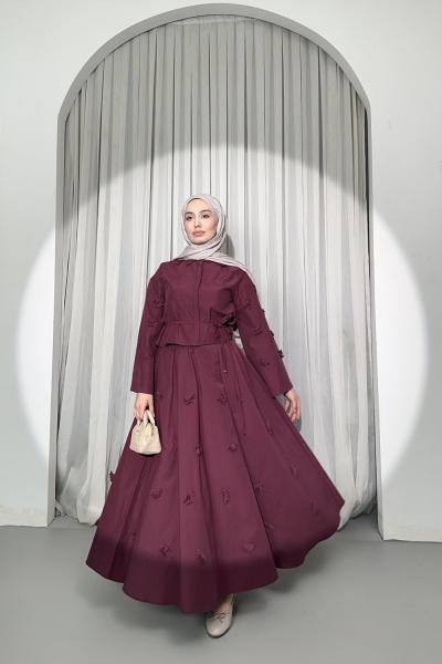 Manolya Takım Bordo